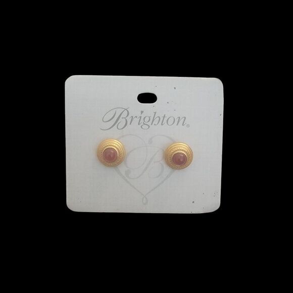 Brighton Jewelry - Brighton Gold and Red Stud Earrings